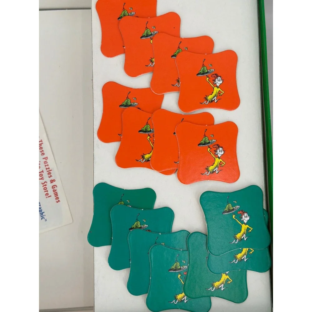 Dr Seuss Green Eggs and Ham Board Game University Games Vintage 1996 Complete